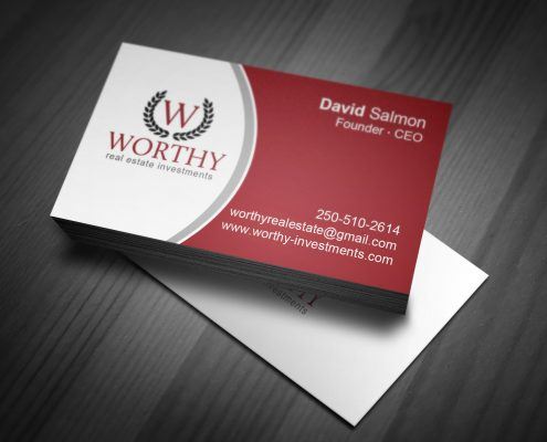 Maple Ridge Business Card Design