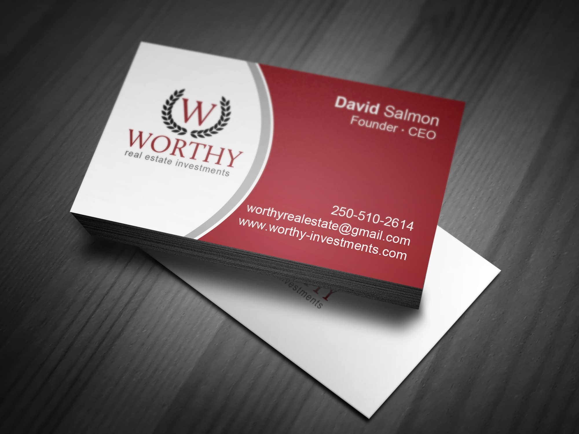 Maple Ridge Business Card Design